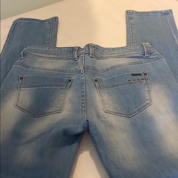 Vero Moda Light Wash Straight Leg Blue Jeans 0 - Picture 8 of 13